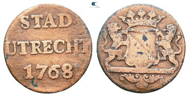 Netherlands. Utrecht AD 1768. 
Duit 1768

 mm, 2,92 g



Nearly Very Fine