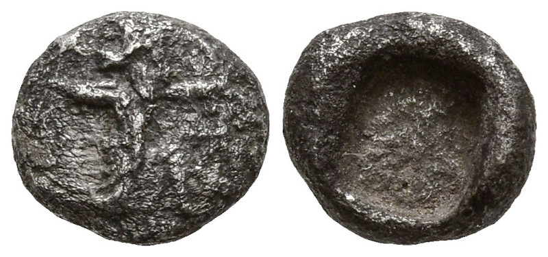 ACHAEMENID EMPIRE. Temp. Darios I to Xerxes I (circa 505-480 BC)
AR 1/12 Siglos...