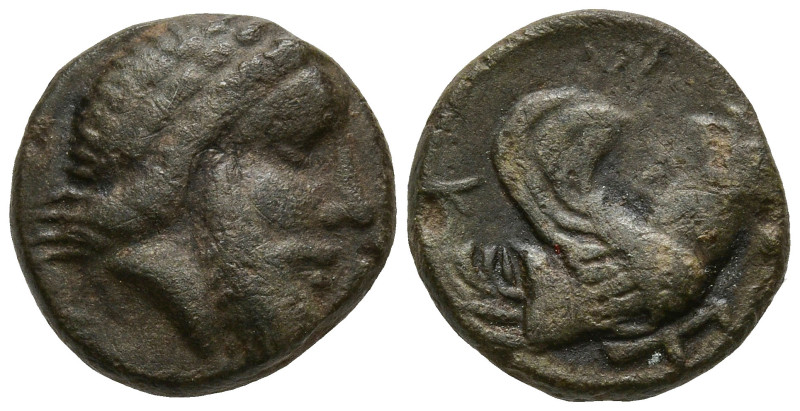 MYSIA. Adramytion. Orontes, Satrap of Mysia (circa 357-352 BC).
AE Bronze (11.6...