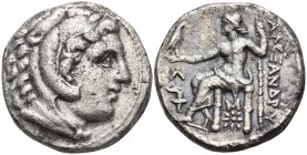 KINGS of MACEDON. Alexander III 'the Great' (336-323 BC). Amphipolis mint, circa 315-294 BC.
AR Tetradrachm (25.5mm 16.34g)
Obv: Head of Herakles ri...