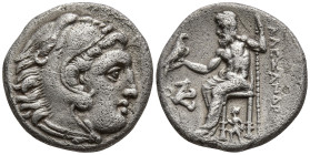 KINGS of MACEDON. Alexander III the Great (336-323 BC). Lampsakos mint. Struck under Antigonos I Monophthalmos, circa 310-301
AR Drachm (17.5mm 4.04g...