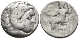 KINGS of MACEDON. Alexander III ‘the Great’ (336-323 BC). Struck under Antigonos I Monophthalmos (circa 310-301). Kolophon mint
AR Drachm (18mm 4.17g...
