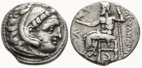 KINGS of MACEDON. Alexander III ‘the Great’ (336-323 BC). Antigonos I Monophthalmos. Struck as Strategos or king of Asia, circa 310-301 BC. Kolophon m...