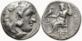 KINGS of MACEDON. Alexander III 'the Great' (Circa 336-323 BC). Kolophon mint. Posthumous issue (circa 310-301 BC)
AR Drachm (17.9mm 4.25g)
Obv: Hea...