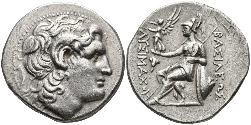 KINGS of THRACE. Lysimachos (305-281 BC). Sestos mint
AR Tetradrachm (30.5mm 16...