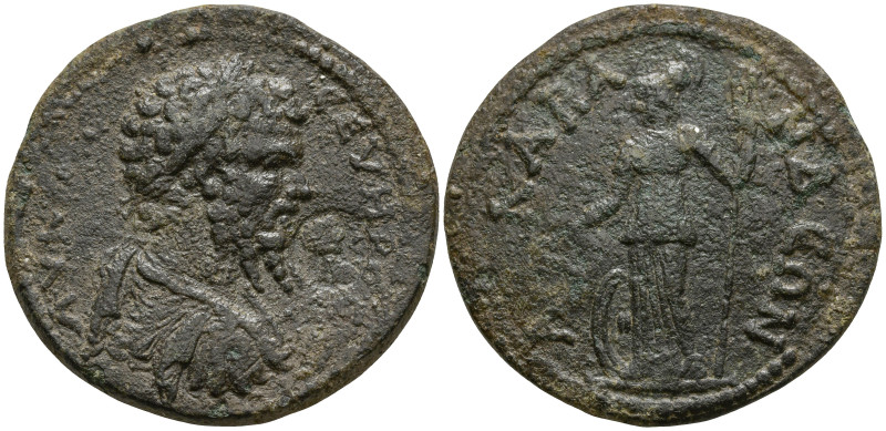 CARIA. Alabanda. Septimius Severus (193-211 AD)
AE Bronze (30.3mm 10.8g)
Obv: ...