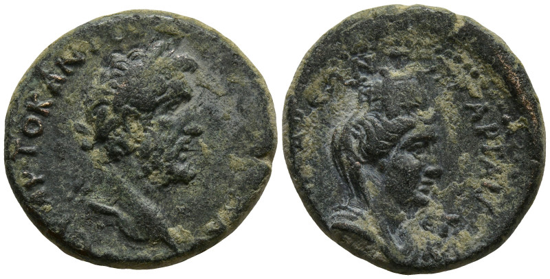 CAPPADOCIA. Caesarea. Antoninus Pius (138–161 AD)
AE Bronze (18.5mm 4.69g)
Obv...