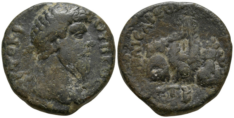 CAPPADOCIA. Caesarea. Lucius Verus (161-169 AD)
AE Bronze (22mm 6.81g)
Obv: ΑΥ...