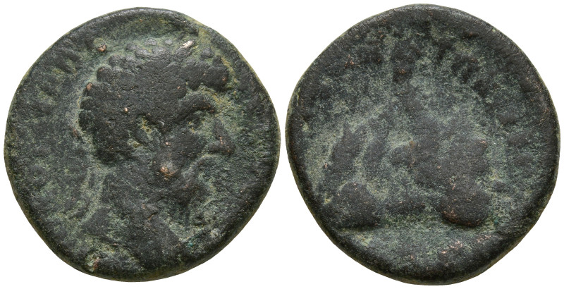 CAPPADOCIA. Caesarea. Lucius Verus (161-169 AD)
AE Bronze (21.4mm 6.11g)
Obv: ...