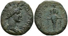 LYDIA. Nicaea Cilbianorum (Cilbiani Inferiores). Pseudo-autonomous. Time of the Antonines (138-192 AD) Klaudios Melitonos, magistrate.
AE Bronze (19....