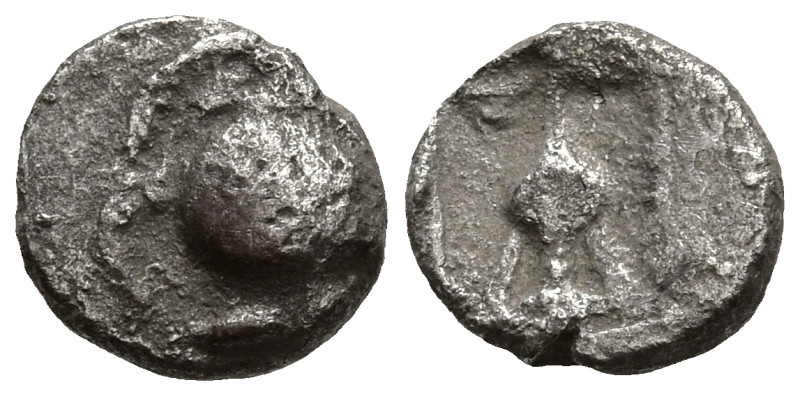 ASIA MINOR. Uncertain. (Circa 5th century BC).
AR Tetartemorion (6.4mm 0.28g)
...