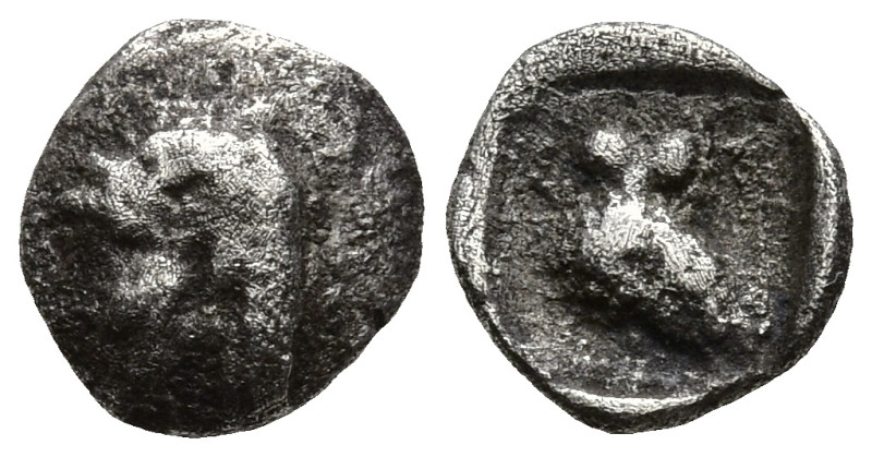 WESTERN ASIA MINOR. Uncertain. (Circa 5th century BC)
AR Tetartemorion (6mm 0.1...