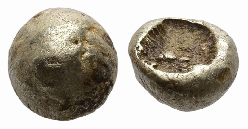 IONIA. Uncertain. (Circa 650-600 BC).
EL 1/24 Stater (5.5mm 0.54g)
Obv: Plain ...