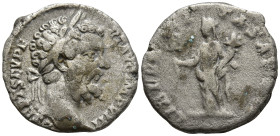 Septimius Severus (193-211 AD). Rome
AR Denarius (16.9mm 2.85g)
Obv: L SEPT SEV PERT AVG IMP VIII. Laureate head to right
Rev: Liberalitas standing...