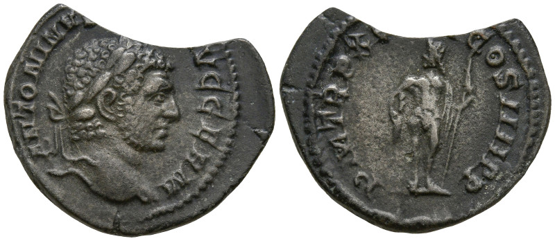 Caracalla (198-217 AD). Rome
AR Denarius (17.3mm 2.47g)
Obv: ANTONINVS PIVS AV...