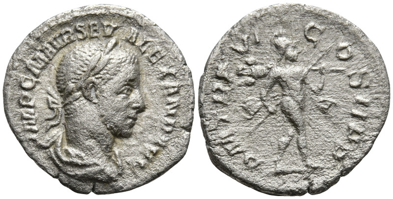 Severus Alexander (222-235 AD). Rome
AR Denarius (19.4mm 2.18g)
Obv: IMP C M A...