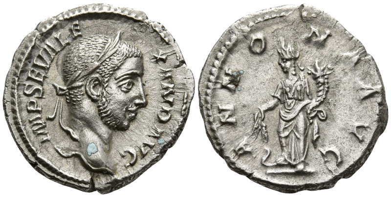 Severus Alexander (222-235 AD). Rome.
AR Denarius (20.2mm 3.27g)
Obv: IMP SEV ...