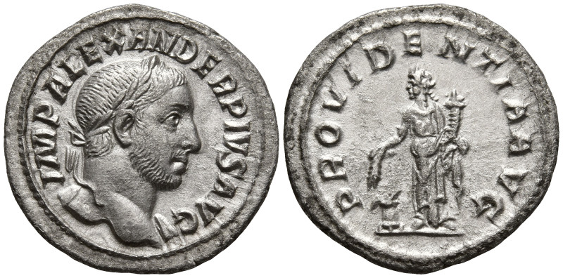 Severus Alexander (222-235 AD). Rome.
AR Denarius (20.5mm 3.12g)
Obv: IMP SEV ...