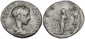 Severus Alexander (222-235 AD). Antioch
AR Denarius (17.7mm 3.2g)
Obv : IMP C M AVR SEV ALEXAND AVG. Laureate, draped and cuirassed bust right.
Rev...