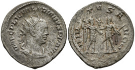 Valerian I (253-260 AD). Samosata
Antoninianus (23.5mm 3.7g)
Obv: IMP C P LIC VALERIANVS AVG. Radiate, draped and cuirassed bust to right
Rev: VIRT...