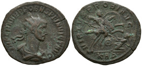 Probus (276-282 AD). Serdica
Antoninianus (22.4mm 3.57g)
Obv: IMP C M AVR PROBVS INVICT AVG. Radiate and cuirassed bust to right
Rev: VIRTVS PROBI ...