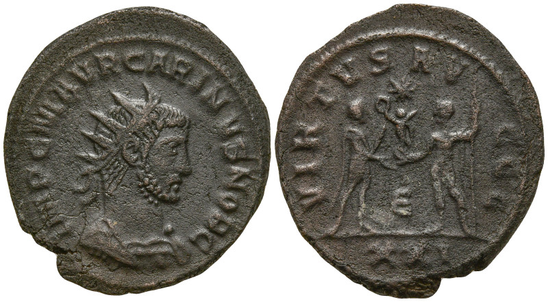Carinus (283-285 AD). Antioch
AE Antoninianus (21.7mm 3.99g)
Obv: IMP C M AVR ...