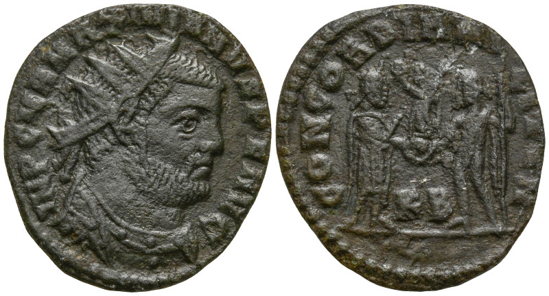 Maximianus (286-305 AD). Kyzikos
AE Radiate (20.3mm 2.78g).
Obv: IMP C M A MAX...