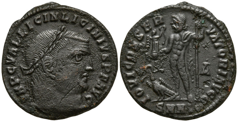 Licinius I (308-324 AD). Nicomedia
AE Follis (22mm 3.98g)
Obv: IMP C VAL LICIN...