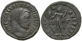 Maximinus Daia (310-313 AD). Alexandria
AE Follis (21.8mm 5.24g)
Obv: IMP C GAL VAL MAXIMINVS P F AVG. Laureate head to right
Rev: GENIO AVGVSTI. G...