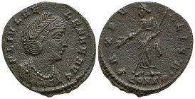 Roman Imperial
Helena, Augusta (324-328/30 AD). Constantinople
AE Bronze (16mm 1.85g)
Obv: FL IVL HELENAE AVG. Diademed and mantled bust to right
...