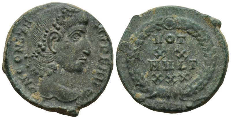 Constans (337-350 AD)
AE Follis (15.1mm 1.99g)
Obv: D N CONSTANS P F AVG. Pear...