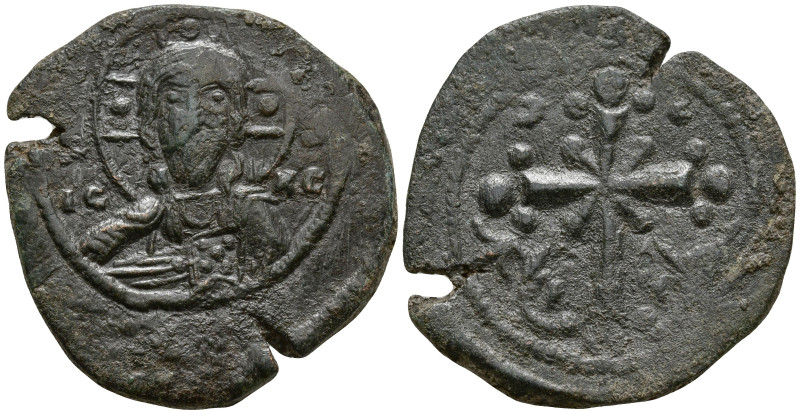 Anonymous Follis. Time of Nicephorus III (circa 1078-1081 AD). Constantinople.
...