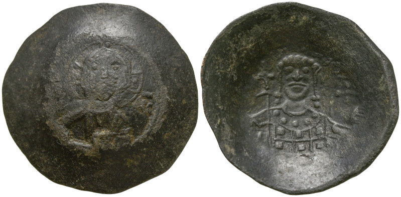 John II Comnenus (1118-1143 AD). Constantinople
AE Trachy(29.4mm 4.08g)
Obv: F...