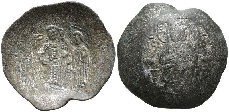 Manuel I Comnenus (1143-1180 AD). Constantinople.
AE Trachy (27.8mm 2.7g)
Obv:...