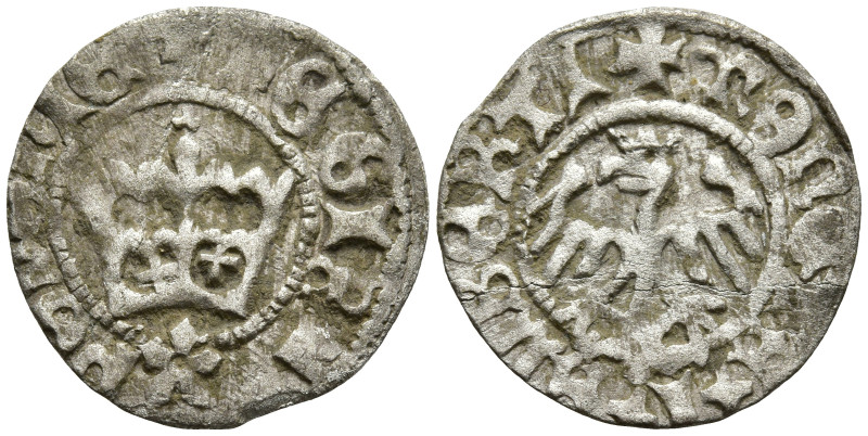 POLAND. Jan I Olbracht (1492-1501)
AR Silver (17.9mm 0.79g)