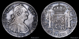 Santiago. Carlos IV. 8 Reales 1798 DA. KM51