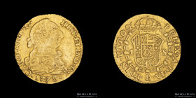 Nuevo Reino. Carlos III. 1 Escudo 1773 VJ. KM48