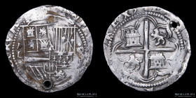 Potosi. Felipe II. 4 Reales 1576-77 L. Macuquina. CJ 2.3.4