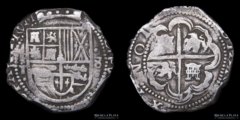 Potosí. Felipe III (1598-1621) 8 Reales 1630-31 T. Plata 930; 40.0mm; 27.67g. CJ...