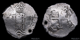 Potosi. Luis I. 8 Reales 1725 Y Macuquina. CJ 38.3