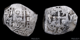 Potosi. Carlos III. 4 Reales 1762 VY. Macuquina. CJ 54.3