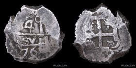 Potosi. Carlos III. 4 Reales 1763 VY. Macuquina. CJ 54.4