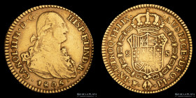 Potosi. Carlos IV. 2 Escudos 1805 PJ. CJ 74.17