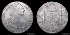 Potosi. Carlos IV. 8 Reales 1804 PJ. CJ 76.16