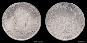 Potosi. Fernando VII. 2 Reales 1808 PJ. CJ 88.1