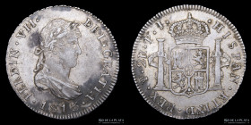 Potosi. Fernando VII. 2 Reales 1813 PJ. CJ 88.3