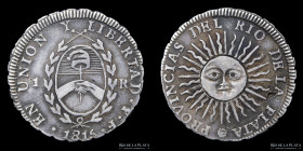 Provincias Unidas. 1 Real 1815 F. CJ 14.1.1