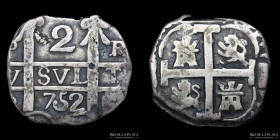 Argentina. Tucuman. 2 Reales 752. CJ 1.1
