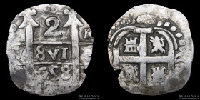 Argentina. Tucuman. 2 Reales 758. CJ 12.1