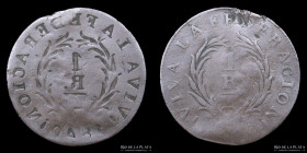 Argentina. Buenos Aires. 1 Real 1840 Error incuso. CJ 16